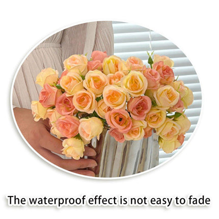 2pcs Artificial Rose Bouquet Valentines Day Gift Fake Flowers Wedding Decor