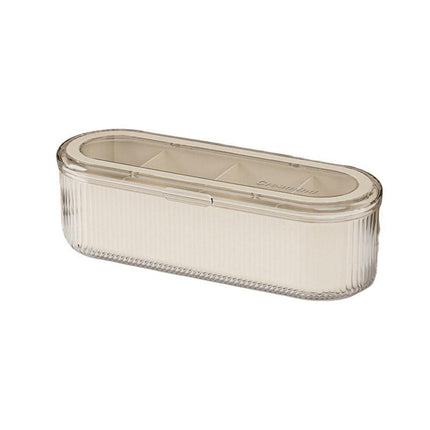 Large Storage Box with Lid Organiser Multi Compartment Organiser Container