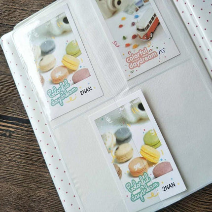 128 Pockets Album Case Storage For Polaroid Photo FujiFilm Camera Film - Aimall