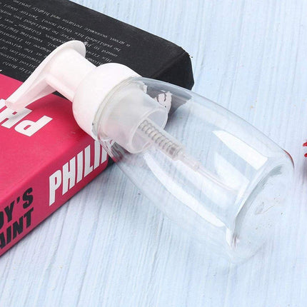 6Pcs 250ml Foaming Bottle Push Pump Portable Hand Sanitizer Foaming Dispenser