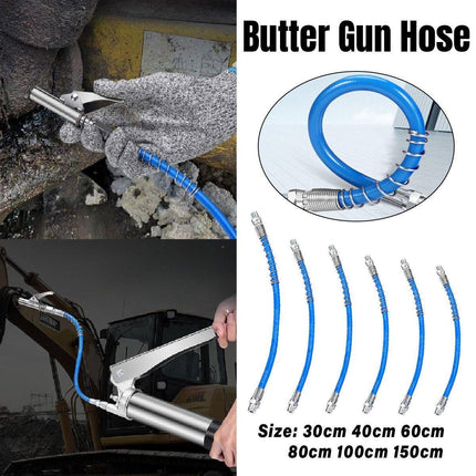 Grease Gun Hose Barrel Nozzle Kit Soft Tube Accessories for Automotive Grease
