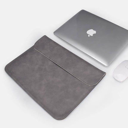 13" Pouch Laptop Bag Cover Leather Sleeve Case MacBook Air Pro Dell Retina - Aimall