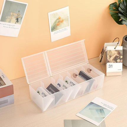 Data Cable Storage Box with Cover Organizer for Cables Chargers and Accessories