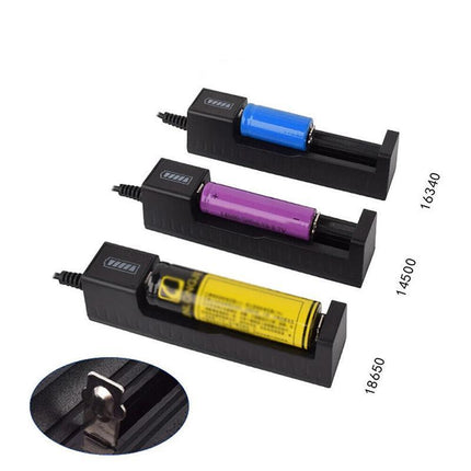 Compact 1-Slot USB Charger for Li-ion Rechargeable Batteries - Portable Power - Aimall