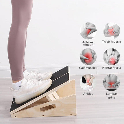 Wooden Adjustable Stretching Plate Fitness Equipment Exercise Angle Stretcher