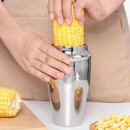 Stainless Steel Corn Peeler Portable Kitchen Tool Rotary Corn Stripper 304 Metal