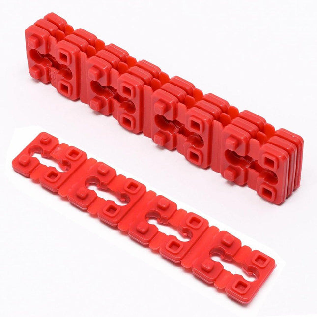 12/100pcs Red Switch and Receptacle Spacers Adjustable Depth Electrical Tool