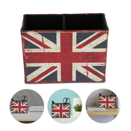 Two Compartment Desktop Organiser Storage Box Office Desk Organizer Supplies