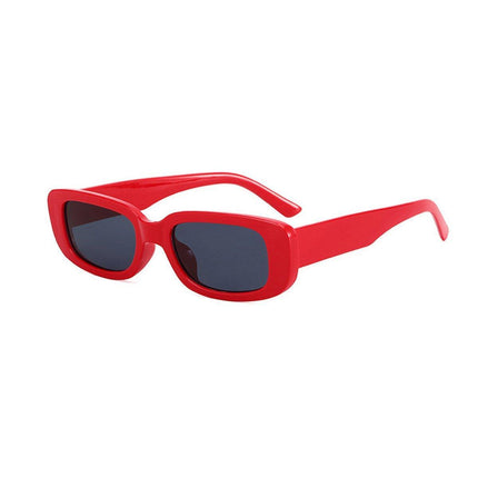 Unisex Fashion Small Frame Sunglasses Colorful Rectangle Glasses Shades Goggles - Aimall