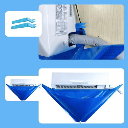 Wash Cover Air Conditioner Cleaning Bags Waterproof Wall Mounted Protectors Kits - Aimall