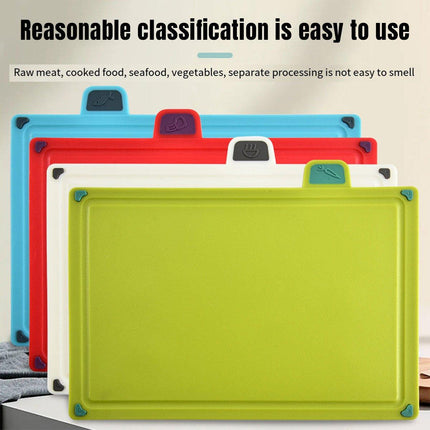 4pcs Multi Purpose Chopping Boards Durable Cutting Boards for Household Kitchen