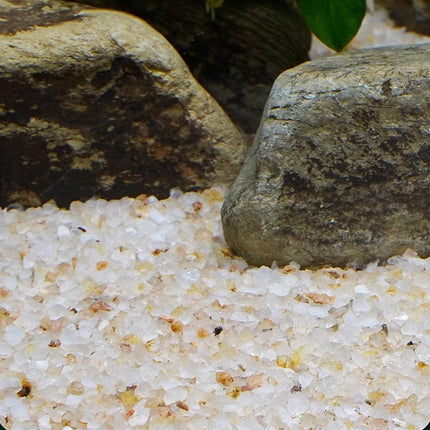 Natural Quartz Sand Aquarium Decoration Natural Fish Tank Base Sand River Stone - Aimall