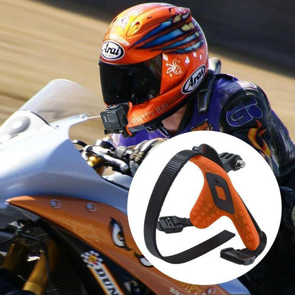 Helmet Chin Mount Holder Motorcycle Strap For GoPro Hero 9/8/7/6/5 Sports Camera - Aimall