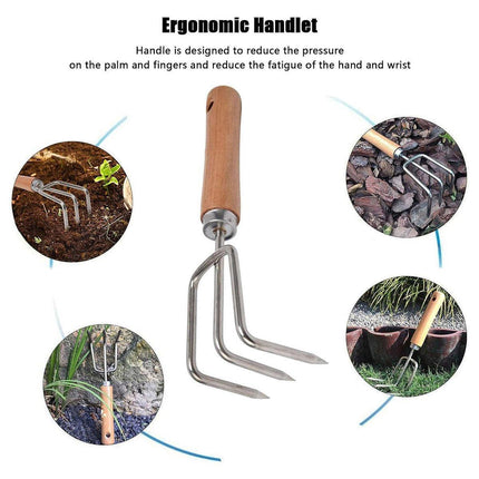 4pcs Gardening Tool Set for Planting Flowers Small Hand Tools Home Garden