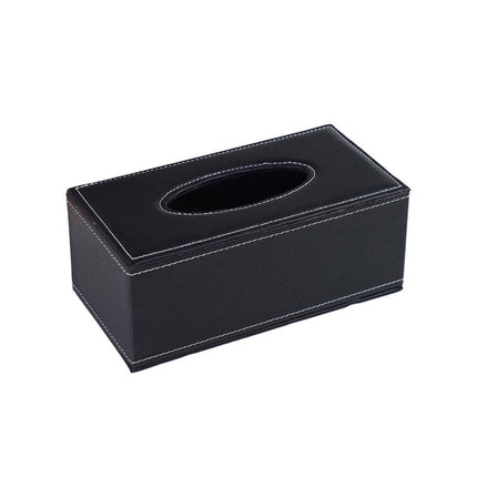 High-End PU Leather Tissue Box Holder for Hotel Home Office Decor Elegant Design
