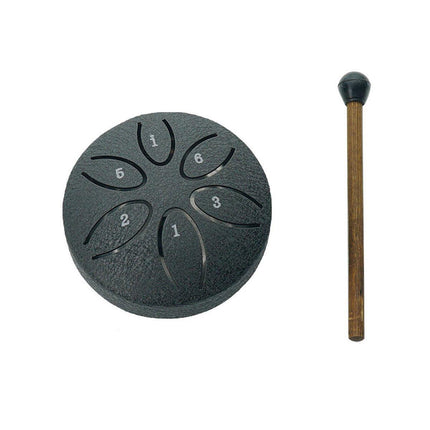 Hollow Steel Tongue Drum Percussion Instrument for Meditation Yoga Music Practice