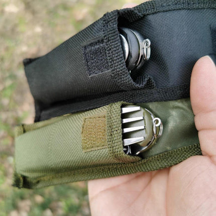 6in1 Portable Folding Knife Fork Spoon Set Outdoor Multi Functional Tableware