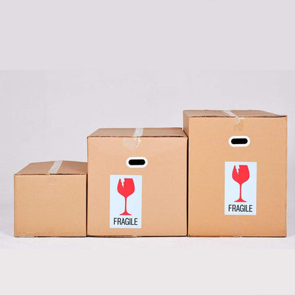 Fragile Sticker Handle with Care Logistics Warning Label for Goods Packaging Use