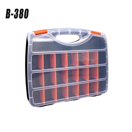Clear Plastic Storage Box Multi Compartment Organizer for Small Parts Beads