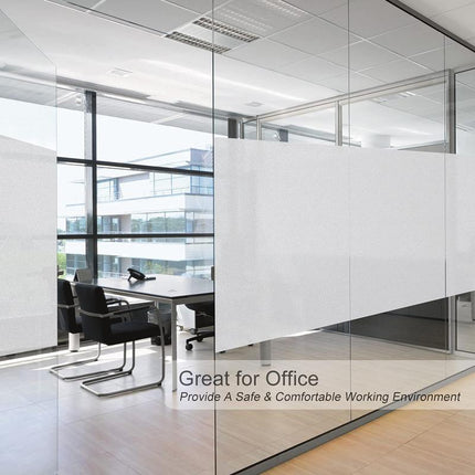 3/5M Sand Blast Clear Privacy Frosted Frosting Windows Glass Film Removable - Aimall