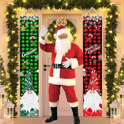 Classic 11-piece Luxury New Plus Size Santa Suit Classic Stage Costume Set