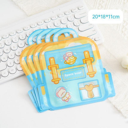 25pcs Cute Candy Ziplock Bags Snacks Biscuits Food Storage Cartoon Gift Bags