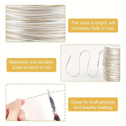 100M 0.2-0.8mm 304 Stainless Steel Single Soft Steel Wire DIY Rustproof Durable