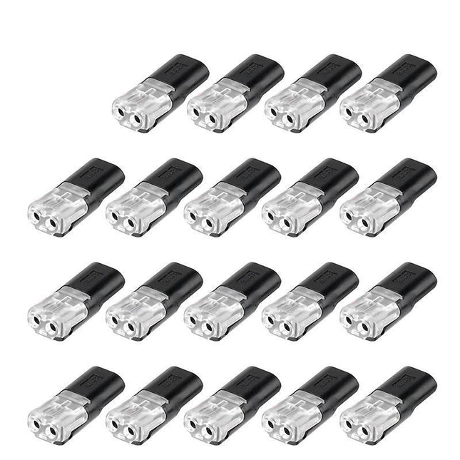 10 PCS D2 Electrical Wire Connectors for Automotive Strip Light - Aimall