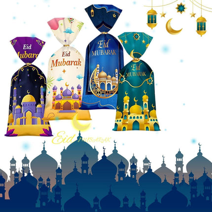 150pcs Moon Stars Castle Candy Bags Party Treat Bags Gift Pouches Favors