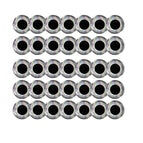 100PCS / 7mm / Silver
