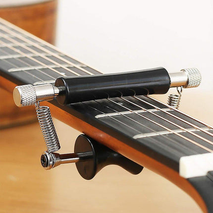 2X Tuning Tone Electric Guitar Guitar Adjustable Capo Sliding Capo Rolling Capo
