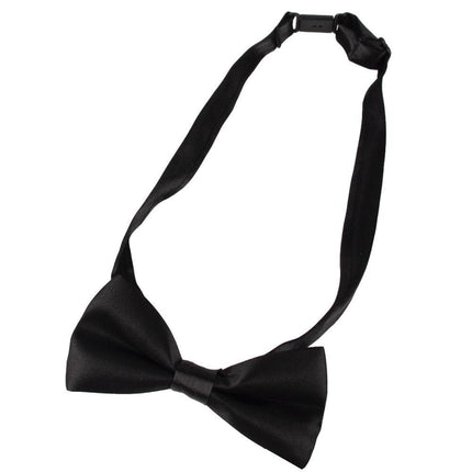 Solid Color Glossy Double-layer Children's Bow Tie Two-color Baby Korean Style Small - Aimall