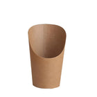 French Fries Holder Kraft Paper Cups Holder Disposable Paper Cups - Aimall