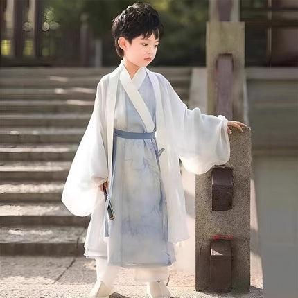 Autumn Children's Hanfu Ancient Style Boy's Clothing Chinese Style Tang Style - Aimall