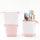 Stretchable Canvas Pencil Case Cute Korean Style Variable Pull-down Pen Holder