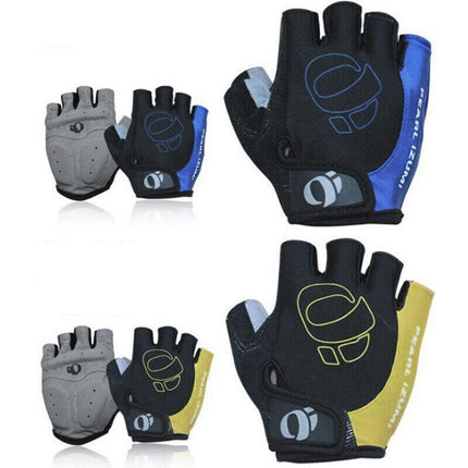 XL Size Cycling Bicycle Half Finger Bike Gloves Unisex Anti Slip Padded - Aimall