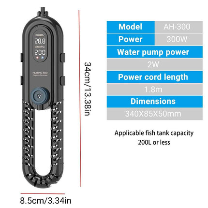 Fish Tank Heater Automatic Constant Temperature Aquarium Heating Rod Warmer