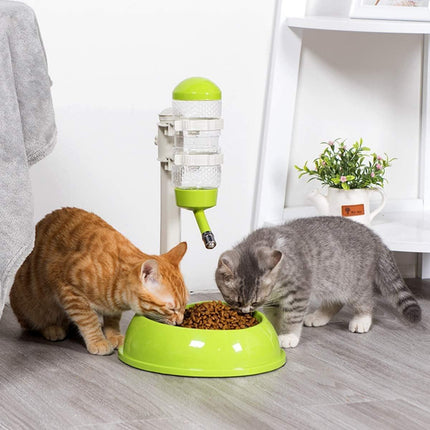 Pet Drinking Fountain Water Bottle Lifting Feeder Adjustable Pet Bowl for Pets
