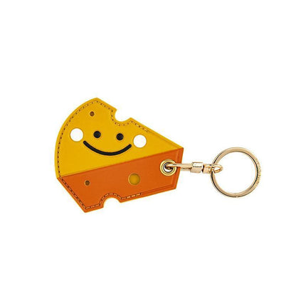 Smile Rice Cheese Keychain Car Keys Ring Mini Food Japanese Adorable Cool Gifts - Aimall