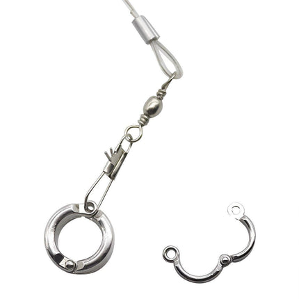 Parrot Leg Ring Anti Slip Bird Anklet Elastic Rope with Alloy Fasteners Supplies