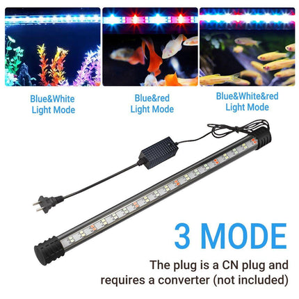 Aquarium Fish Tank Light LED Waterproof Full Spectrum Aqua Lamp RGB
