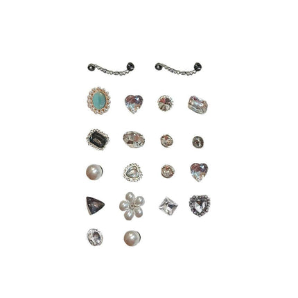 Retro Metal Pearl Shoe Buckle Removable Decoration DIY Accessories for Cave Shoe