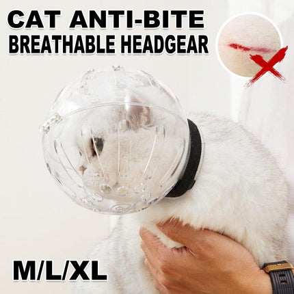 Bite-Resistant Breathable Pet Headcover Helmet for Cat and Dog Protective Use