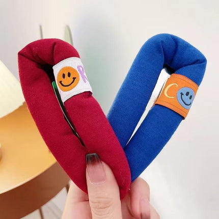 Hair Bangs Clips Cute Smiley Face Cartoon Women Barrette Headwear Accessories