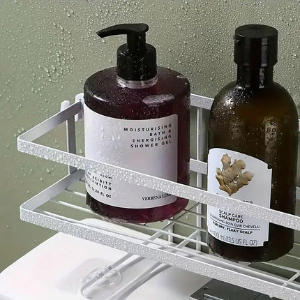 Storage Rack 1Tier Space Saver Over The Toilet Steel Bathroom Shelf Organizer