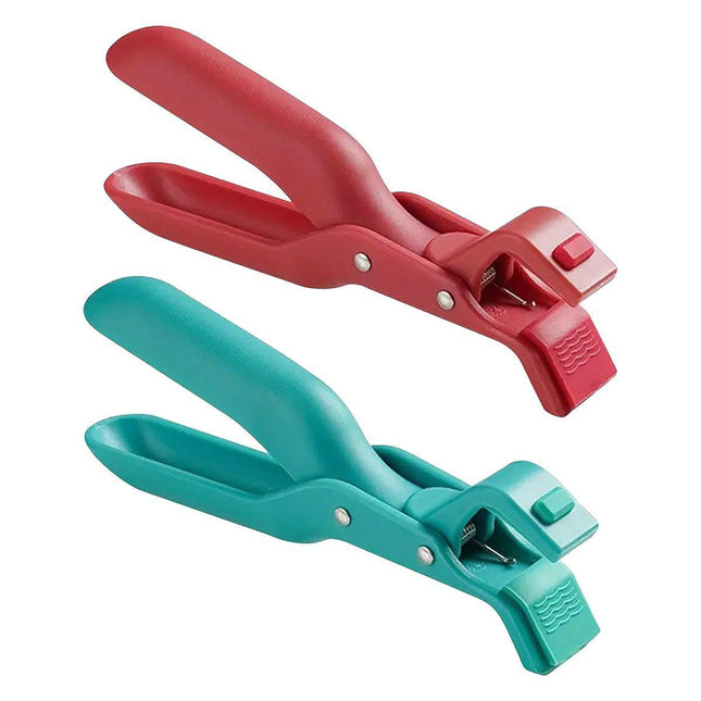 2PCS Anti Slip Silicone Heat Resistant Plate Bowl Clip Holder Kitchen Tool