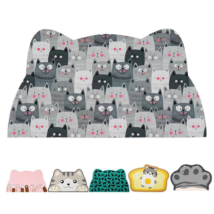 Cartoon Pet Diatomite Floor Mat Non Slip Cat and Dog Feeding Mat for Food Water