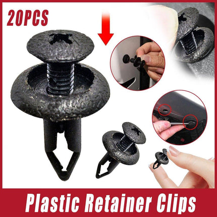 20X For Chevrolet Mercedes-Benz BMW front panel fender Plastic Retainer Clips