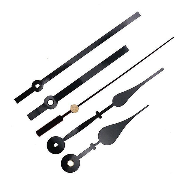 12Pcs Wall Clock Quartz Movement Motor Mechanism Long Spindle Hands Repair Kit - Aimall