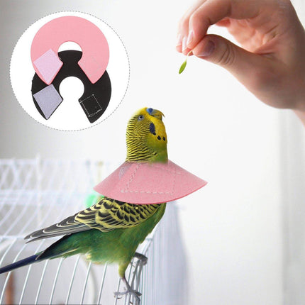 Parrots Birds Anti Bite Pecking Protection Collar Adjustable Pet Safety Guard
